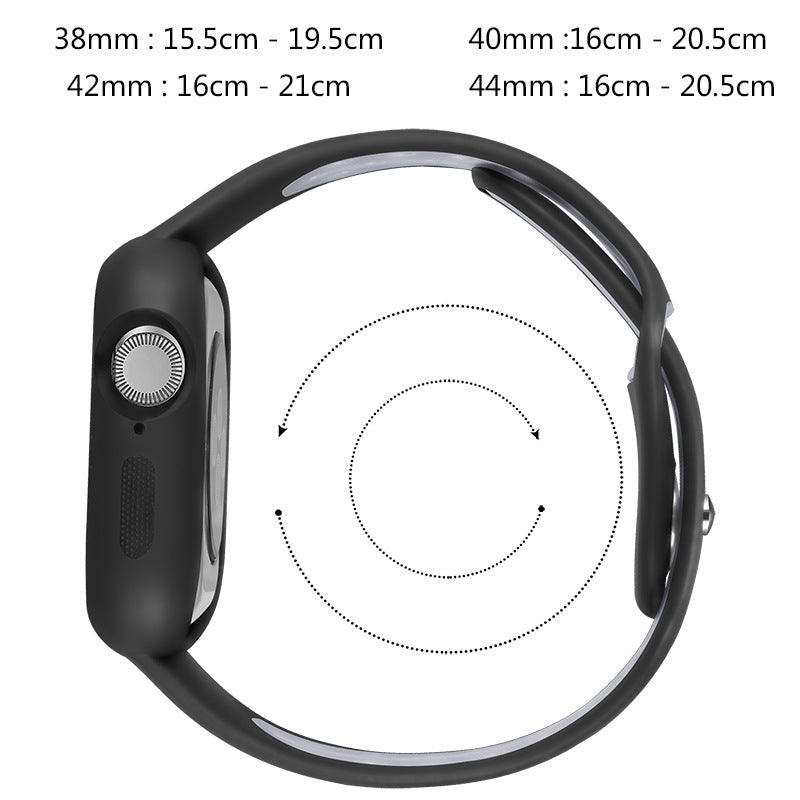 Silicone Hole Universal Silicone Strap Smart Watch Strap