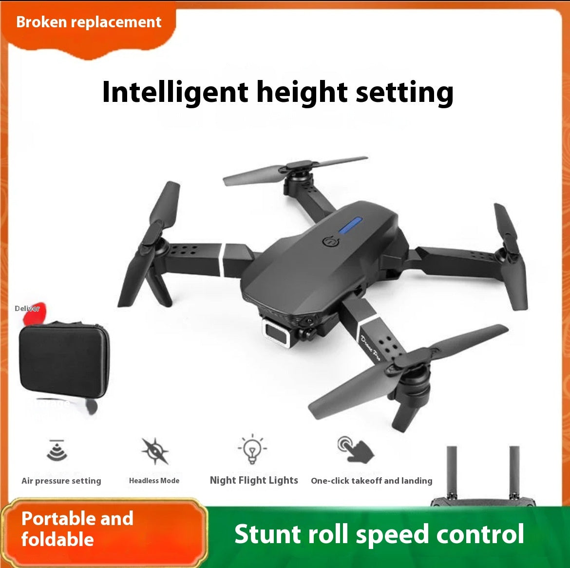 Professional Aerial Photography Dual Camera Student Remote Control