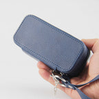 Storage Bag With Lychee Pattern Leather Cover