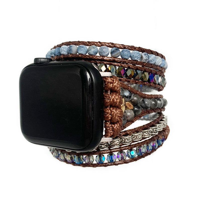 Agate Woven Bohemian Watch Band