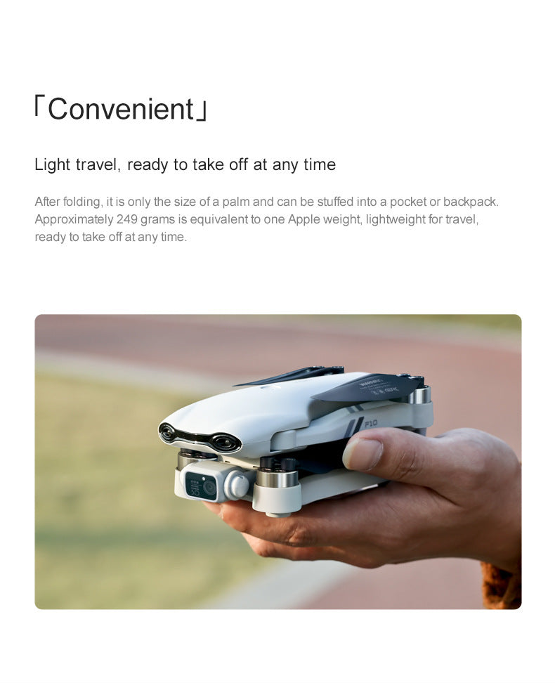 F10 Folding GPS Aerial Photography Dual Intelligent Positioning Return Four-axis